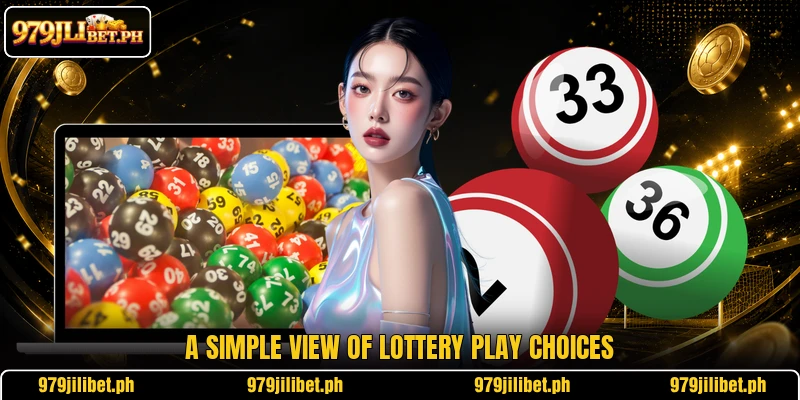 A simple view of lottery play choices A simple view of lottery play choices