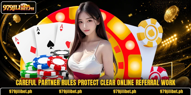 Careful partner rules protect clear online referral work