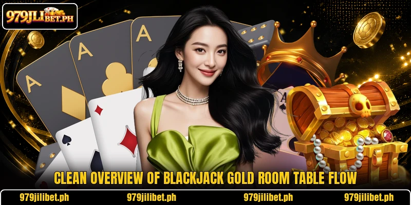Clean overview of Blackjack Gold Room table flow Clean overview of Blackjack Gold Room table flow