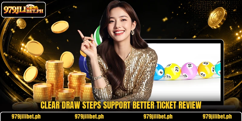 Clear draw steps support better ticket review Clear draw steps support better ticket review