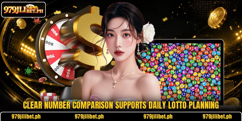 Clear number comparison supports daily lotto planning