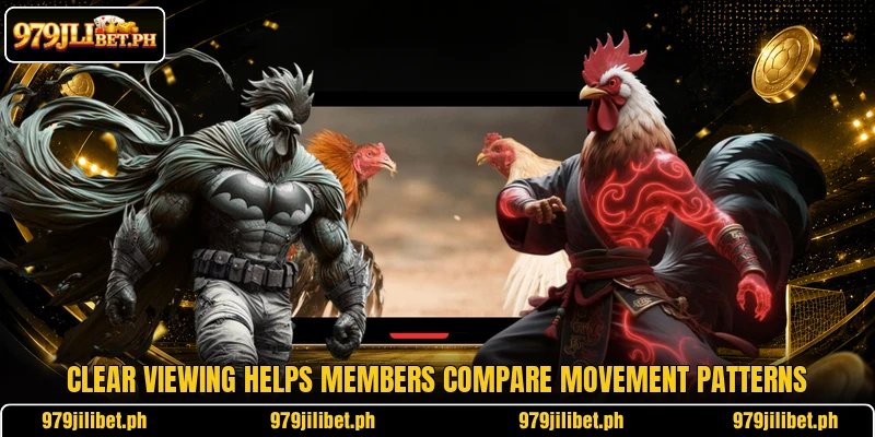 Clear viewing helps members compare movement patterns