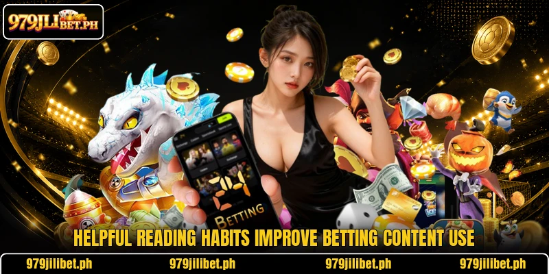 Helpful reading habits improve betting content use