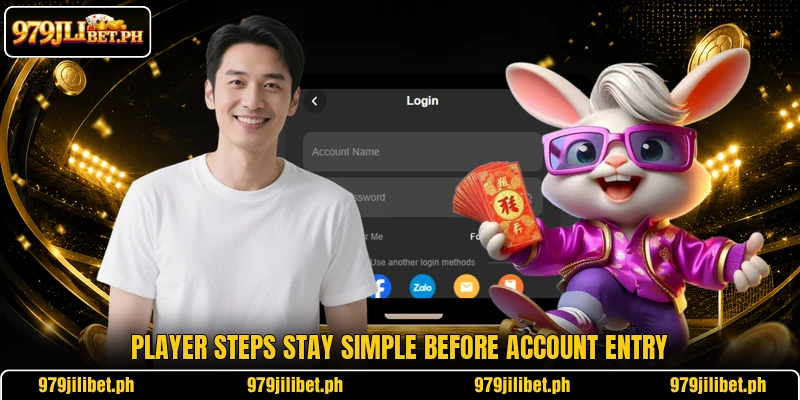 Player steps stay simple before account entry