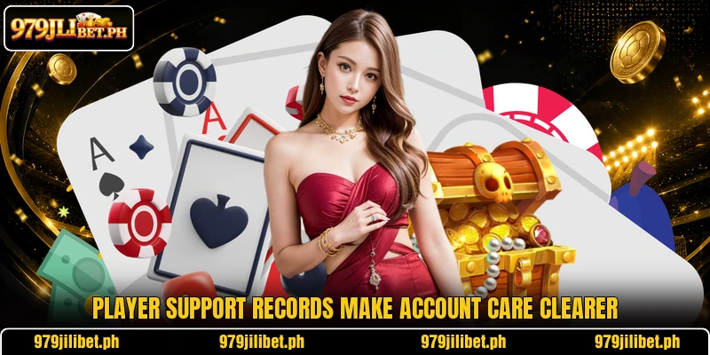 Player support records make account care clearer