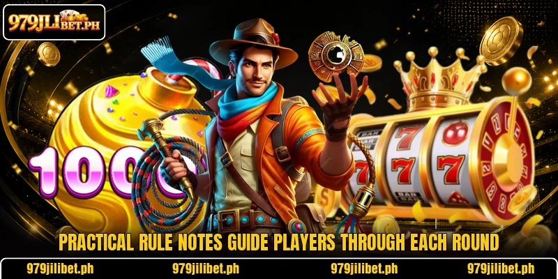 Practical rule notes guide players through each round