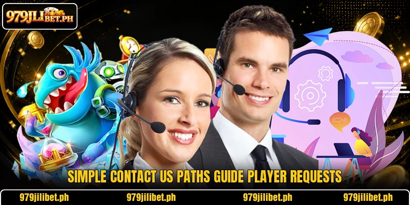 Simple contact us paths guide player requests